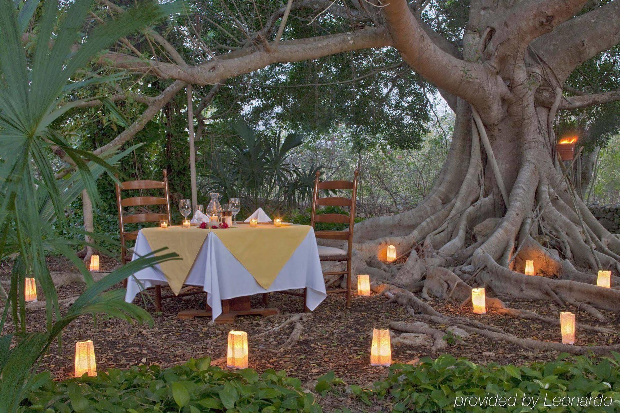 Hacienda San Jose Cholul Otel Tixkokob Restoran fotoğraf