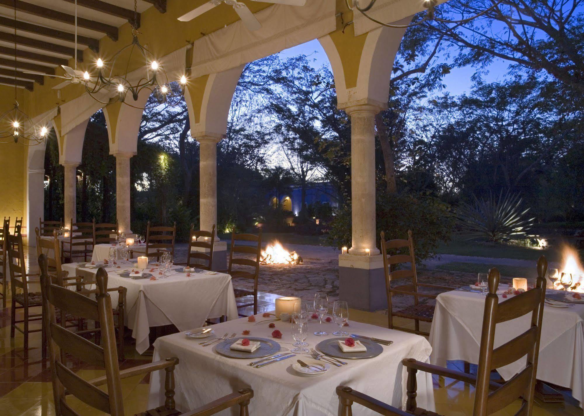 Hacienda San Jose Cholul Otel Tixkokob Restoran fotoğraf